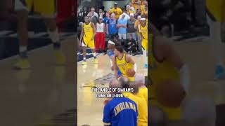 Siakam Posterizes J-Dub in 2025 NBA Finals! 🔥 #NBAFinals