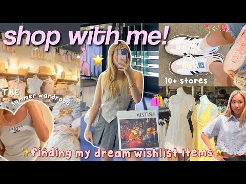 SHOP WITH ME 🛍️ shopping for my dream summer wardrobe, 10+stores, brandy, princess polly