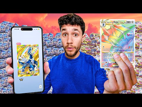 I Opened $500 in Real vs Virtual Pokémon Packs