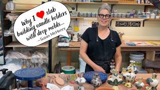 Why I Love Slab Building Candleholders with Drop Molds! | SUSAN McHENRY