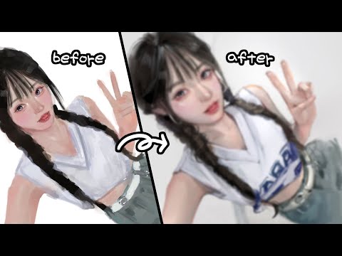 몸 채색, 옷 채색 한 방에 정리🪄
