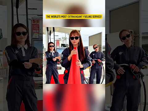 Japan’s Gas Station Service Will Blow Your Mind! #Japan #GasStation #Service #VIP #CarCare #Shorts