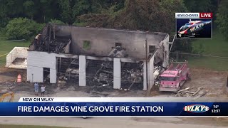 Fire damages Vine Grove fire station
