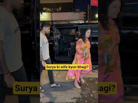 Surya Kumar Yadav wife ran away from media #suryakumaryadav #sky