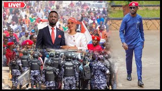 🔴LIVE: Bobi Wine Asimbudde Bamusazeko Ku Kubo,Abatuze Bawaga Nomination Ya Leero Police Ne Tear Gas