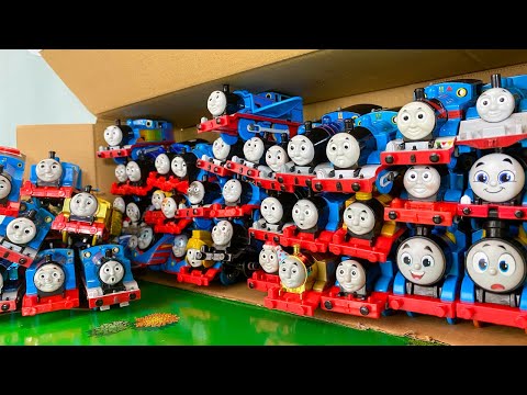 きかんしゃトーマスのコレクションを全部箱から出してみた My Thomas & Friends toy train collections