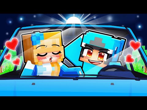 Omz’s FIRST DRIVE IN LOVE MOVIE in Minecraft!