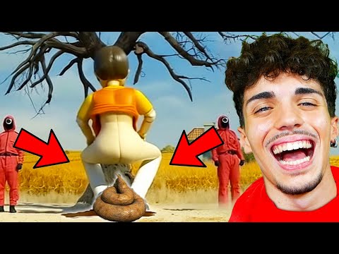 NUOVISSIMA PROVA A NON RIDERE SUPER ESTREMA CON SQUID GAME 2 MA ROVINATO DALL' AI! 😂(XXL)