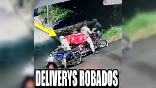 ¡Asaltan a deliverys en plena luz del día! Inseguridad en Cañada Honda, San Cristóbal