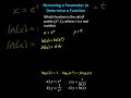 Understanding Functions and Logarithms