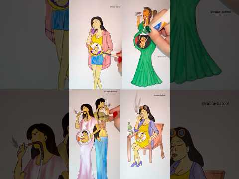 4 deep meaning video about pregnancy time! 🥹🥹❤️ (part -62) #art #artwork #animasyon #çizgifilm