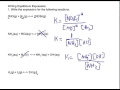 Equilibrium Expressions in Chemistry