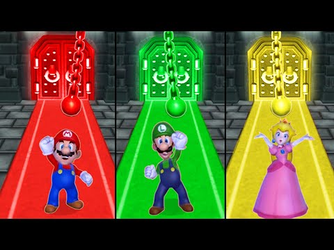 Mario Party 9 Minigames - Mario Vs Luigi Vs Peach Vs Yoshi (Master CPU)