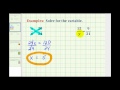 Verification and Solving for Variables