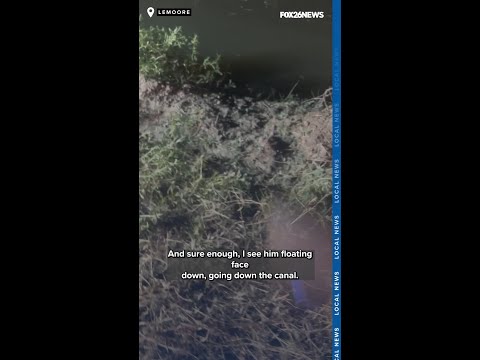 Valley man saves motorcyclist's life after dramatic canal crash