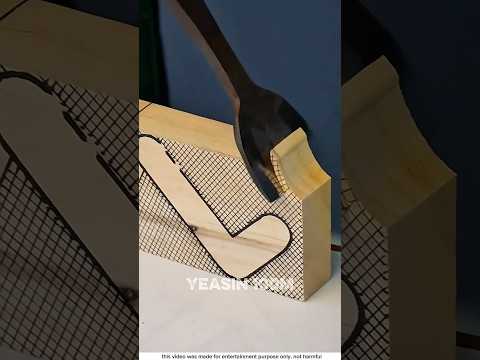 শেষটার জন্য প্রস্তুত ছিলাম না😂😂 | ~ mini wood toy-woodworking art skill | hand craft | #shorts