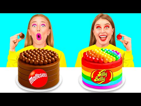 Défi De Décoration De Gâteau | Gadgets Intelligents vs hacks BaRaDa Challenge