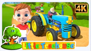 Little Treehouse Traktördeki Tekerlekler 🚜 | Türkçe Çocuk Şarkısı