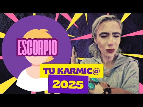 ESCORPIO TU KARMIC@ 2025 EVOLUCION. LECTURA DE TAROT