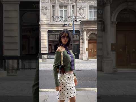 4 ways to tie the skinny scarf🧣#londonstyle #londonStreetStyle #fitchecks