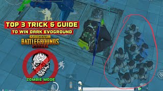 How To Survive In Zombie Mode Pubg Videos Infinitube - top 3 tips to survive from zombies in evoground zombie darkest night in pubg mobile 0