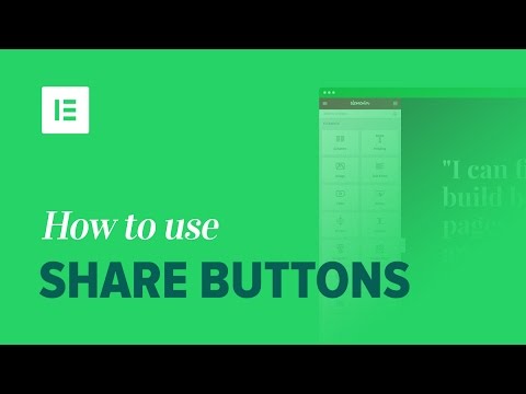 Share Buttons Widget: Add Social Media Icons on WordPress with Elementor - Sites on WordPress