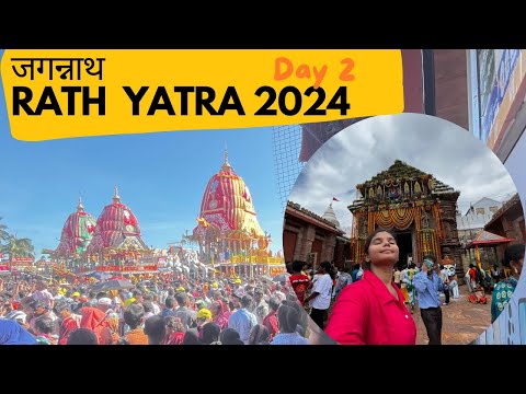 Day 8 | Rath Yatra day 2 | I attended world’s biggest Rath yatra #rathyatra #puri