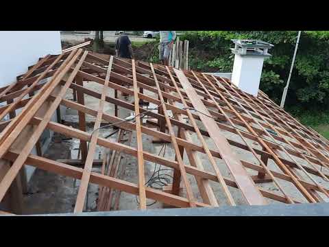 Atualização da Obra da Nossa Casa, Início do Telhado
