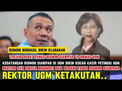 RISMON SIANIPAR NGAMUK ! BIKIN KOCAR KACIR HUMAS UGM