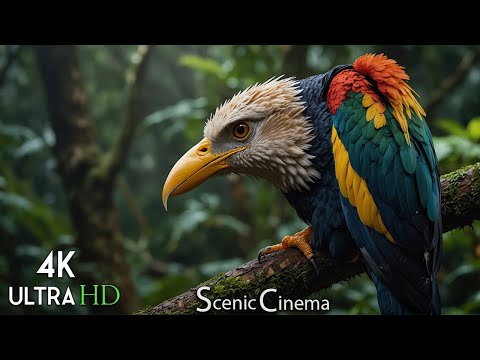 Birds That Call Jungle Home - Singing Birds | Forest Edition | &nbsp;Scenic Cinema With Nature Sounds 4K