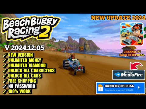 Update!! Beach Buggy Racing 2 Mod Apk v2024.12.05 | Unlimited Money & Unlock All Car