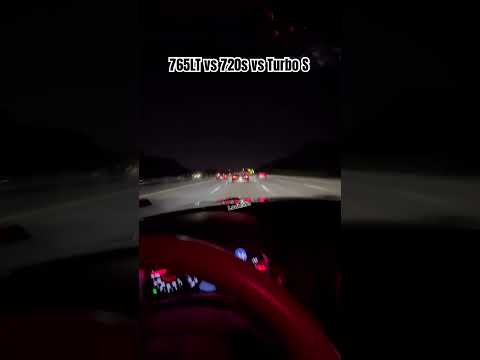 McLaren 765LT vs McLaren 720s vs Porsche 992 Turbo S