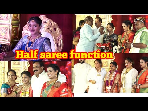 Best Half saree function our elder daughter | part 1 | ​⁠@rajanaidu | southindian function |