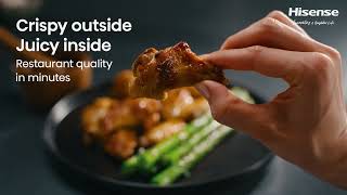 Hisense Inspire: Crispy Like an Oven. Fast Like a Microwave. Speed Oven H28SO1UK