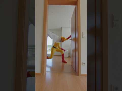 Serious Door Slam 💀 #anime #saitama #onepunchman