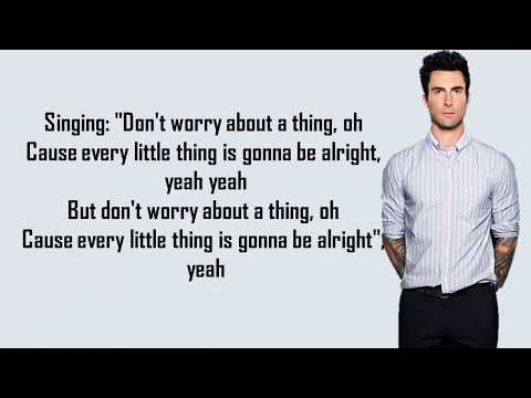 Maroon 5 - Three Little Birds (Lyrics)