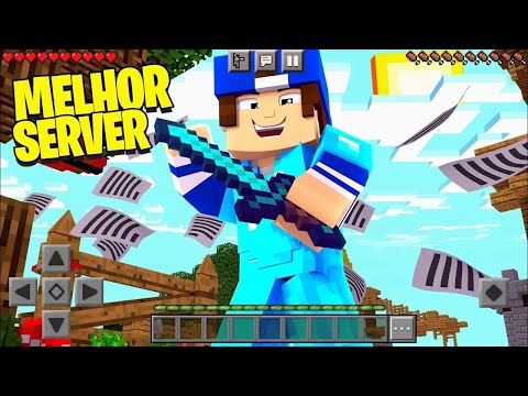 SAIU! MELHOR SERVIDOR SURVIVAL PARA MINECRAFT 1.21!!