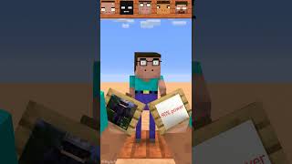 Herobrine must choose and win the Bedrock-breaking challenge!
