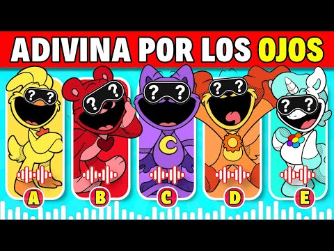 Adivina el personaje de Poppy PlayTime | por los OJOS y por EMOJIS 😻Smiling Critters💜Catnap🧡DogDay