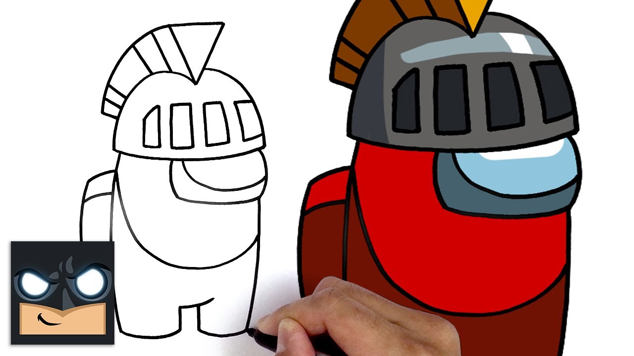 How To Draw Among Us - Knight Crewmate