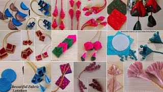 Top 10  latest fabric latkan making in one video simple and easy method | Fabric latkan