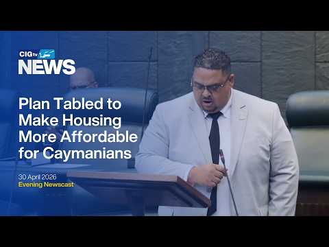 YouTube video thumbnail: Plan Tabled to Make Housing More Affordable for Caymanians