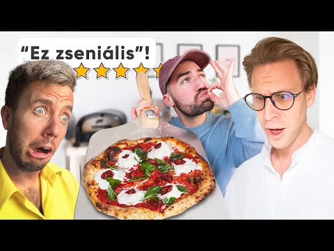 Igazi NÁPOLYI PIZZÁT KÉSZÍTETTEM OTTHON A Srácoknak! (Henry és Barni)