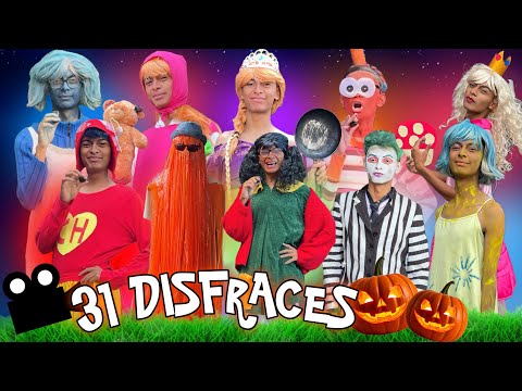 Me disfracé de 31 personajes en octubre (DETRÁS DE CÁMARAS)