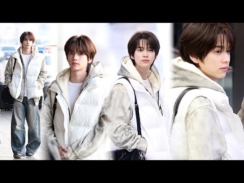 투어스 신유(TWS : SHINYU) 김포공항 출국 GIMPO AIRPORT DEPARTURE 직캠 | 2025.01.24