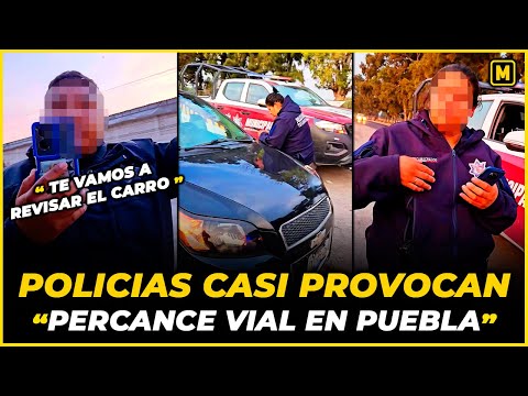 ¿Policías de Tecamachalco en estado inconveniente?