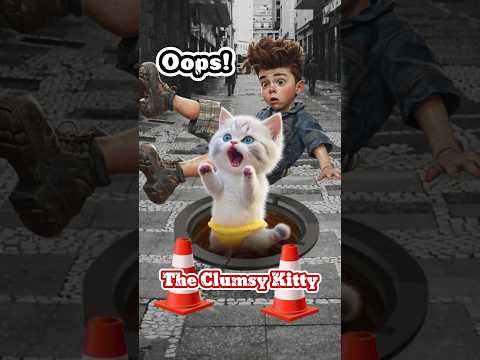 Oops! The Clumsy Kitten #cat #shorts