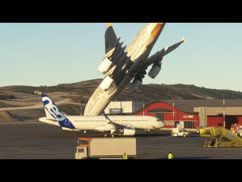 THE WEATHER WAS SCARY WHEN THE LARGE PLANE LANDED AT IQALUIT AIRPORT