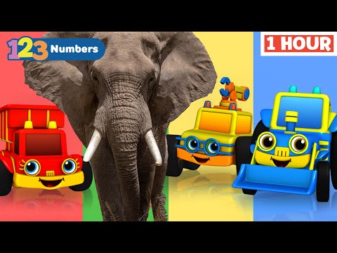 Counting Learning Activity | Educational Video for Kids | 123 Race | Numbers Song | First University