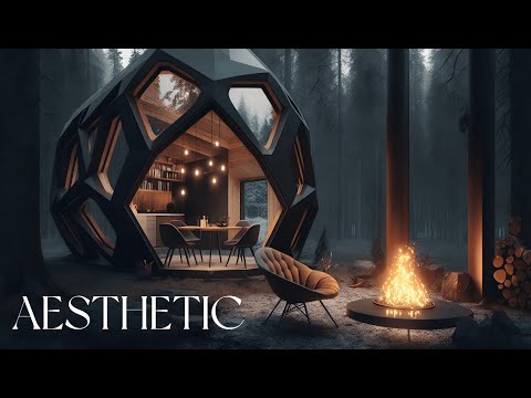 Aesthetic - Campfire in the Woods - Soft Ambient Music